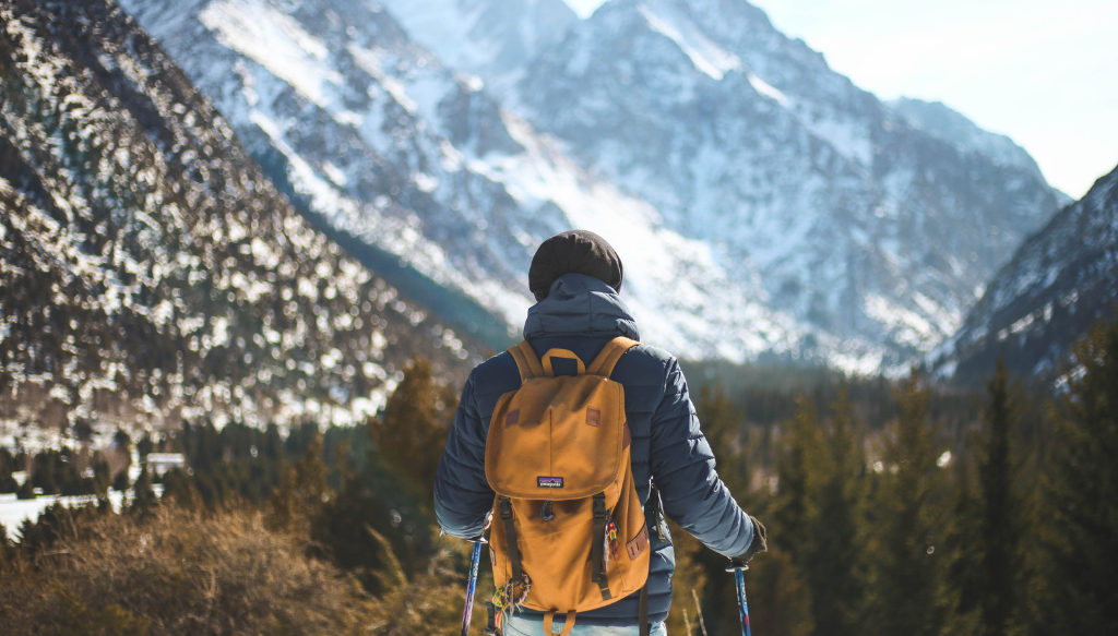 climbing trekking