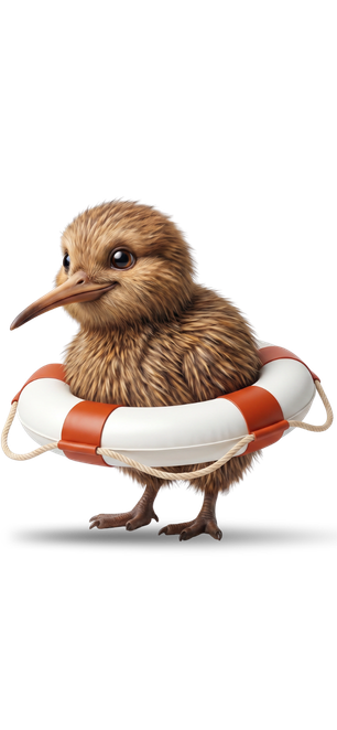 kiwi bird mascot
