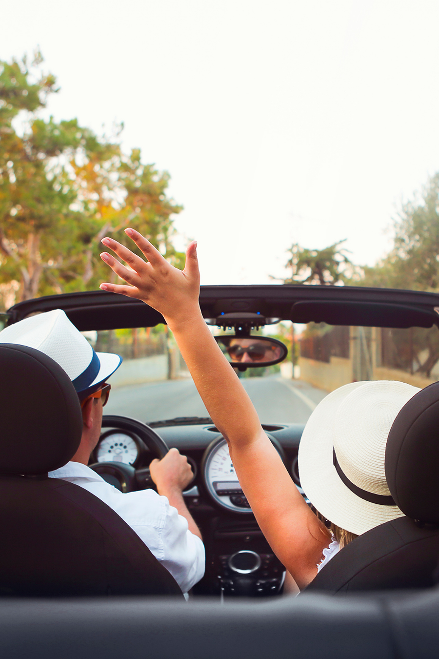 couple in car