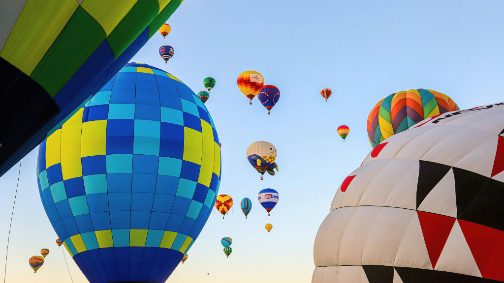 hot air balloons