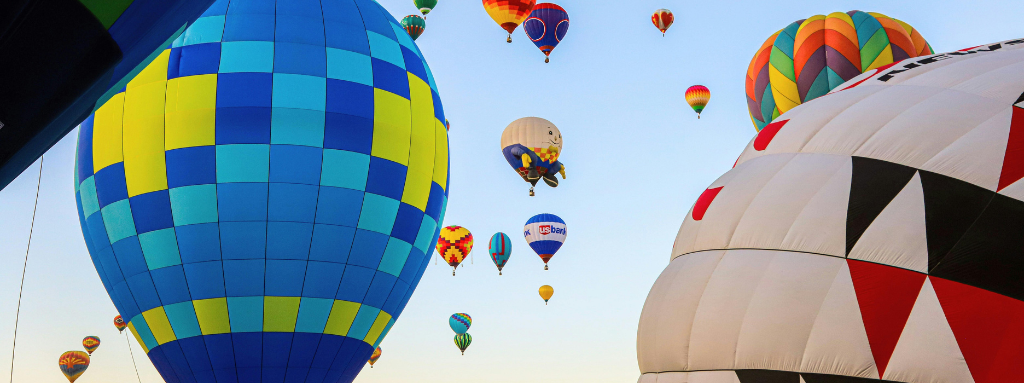 hot air balloons