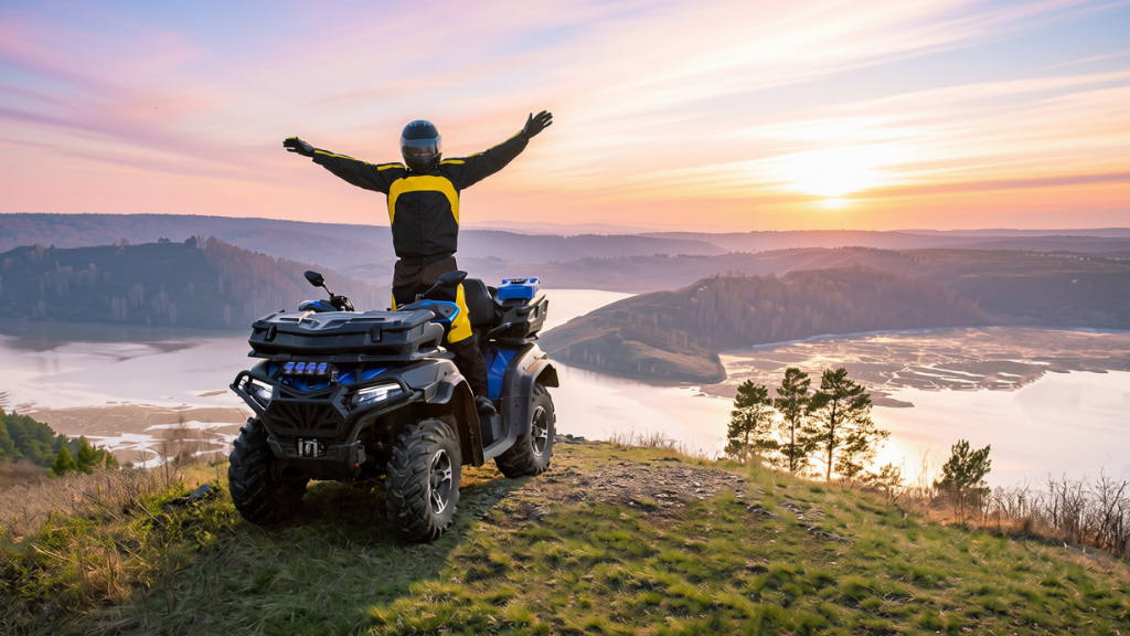 man on quad bike