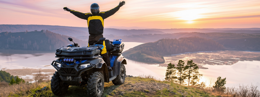 man on quad bike