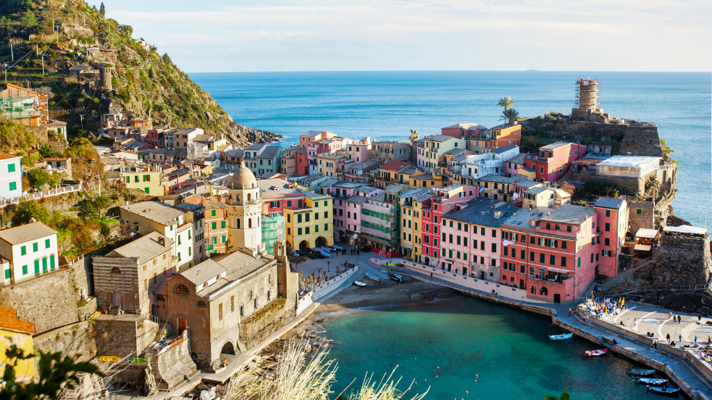 italian town by the sea