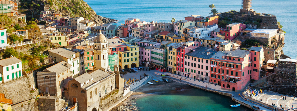 italian town by the sea