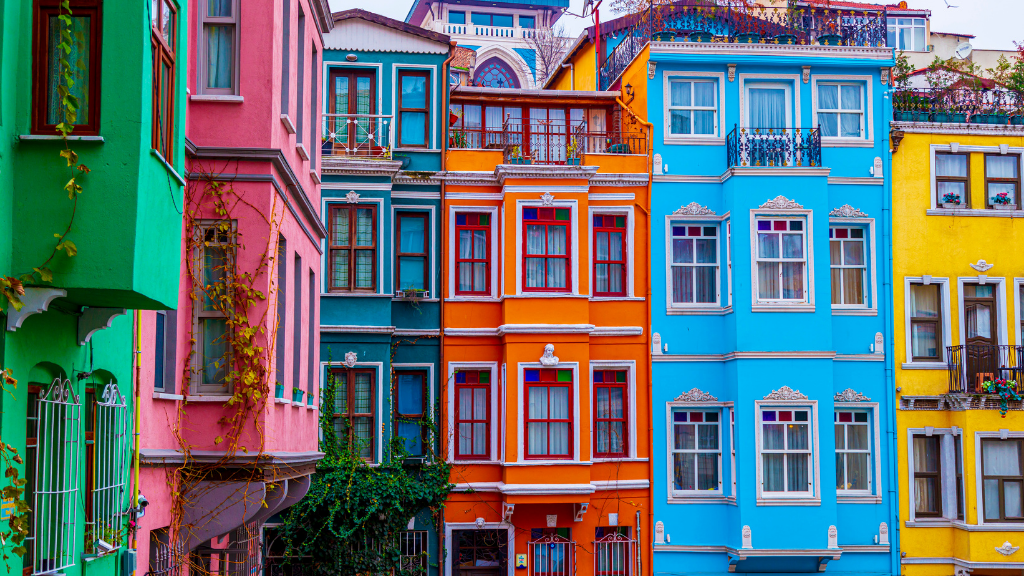colourful buildings