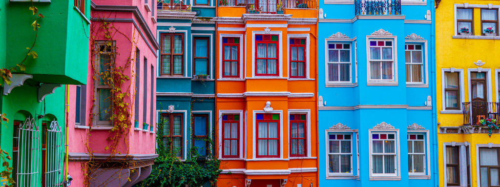 colourful buildings